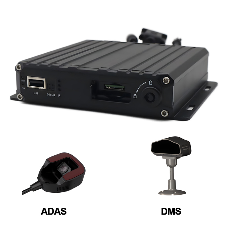 4CH AI ذہین موبائل DVR DSM اور ADAS کیمرا کے ساتھ