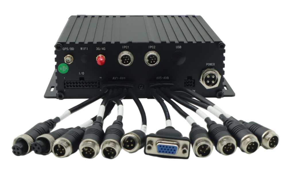 گاڑی کے لیے 8 چینل 1080P HDD اور SD کارڈ MDVR
