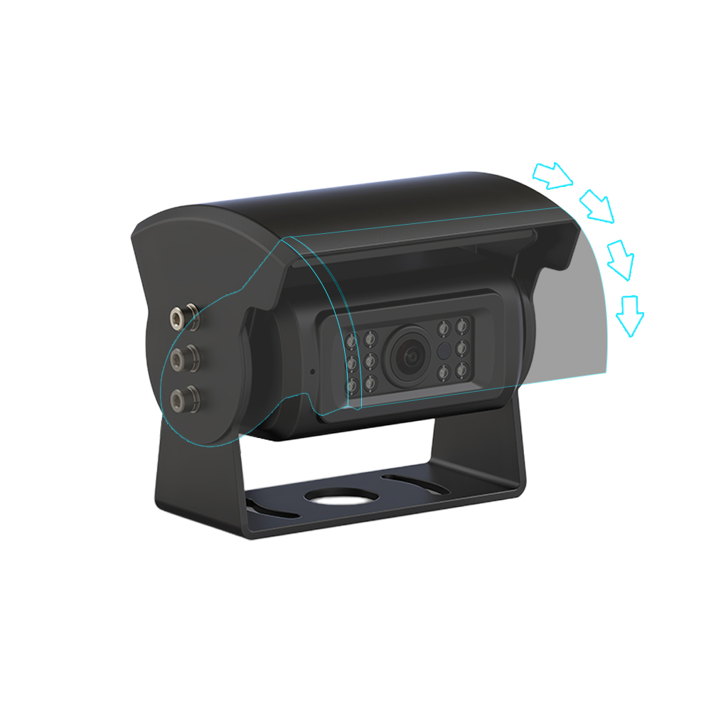 IR-Cut اور 140 ڈگری وائیڈ اینگل کے ساتھ خودکار ڈے نائٹ سی سی ڈی وہیکل کیمرہ