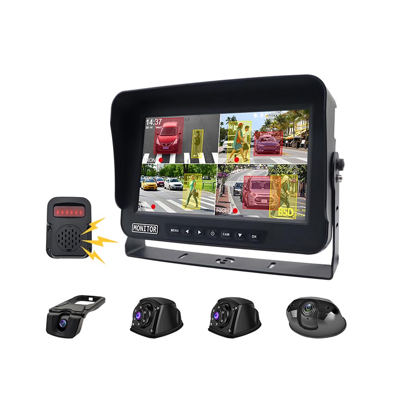 10.1 inch AI BSD vehicle safety system
